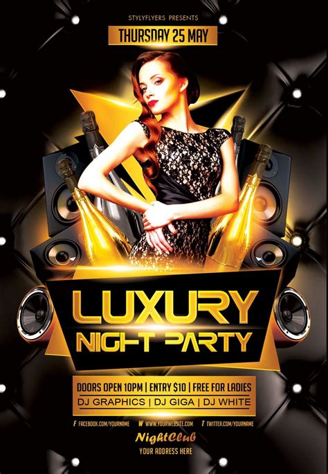 club flyer templates free download.